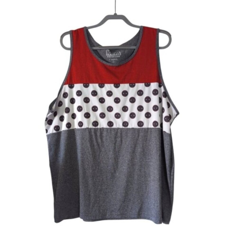 Marvel Deadpool Muscle Merch Licence Comic Collectible Tee Tank Top XL